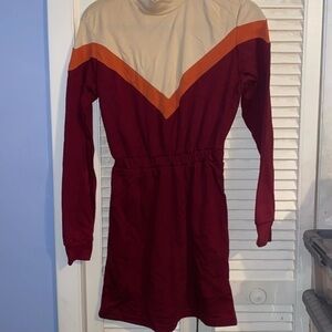 Bershka Multicolor Sweatshirt Dress